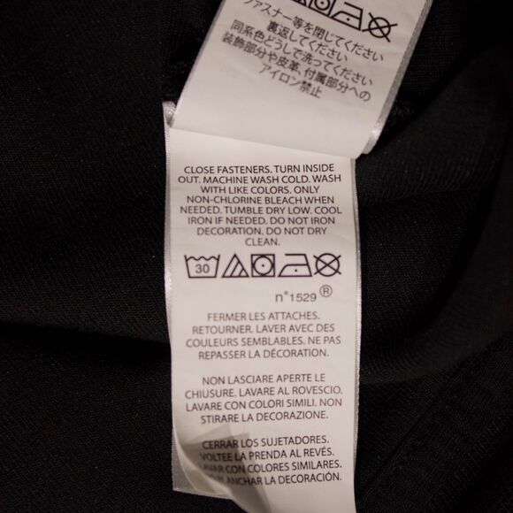 Polo Ralph Lauren Black Cotton Blend Zip-Up Sweatshirt Jacket Men Size 2XLT (B4) - Picture 12 of 14